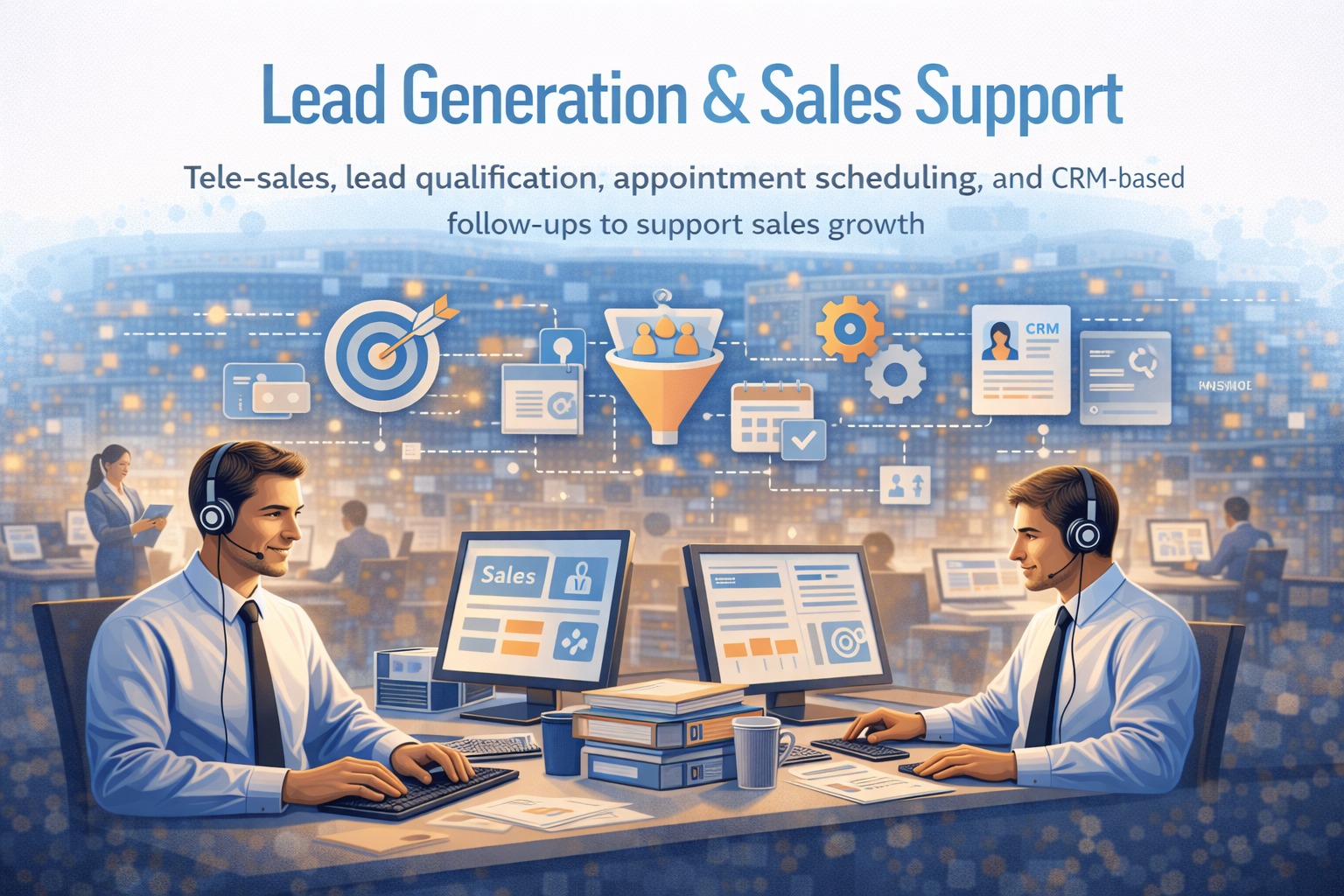 Lead Generation, Tele-Sales & CRM Support - Revense